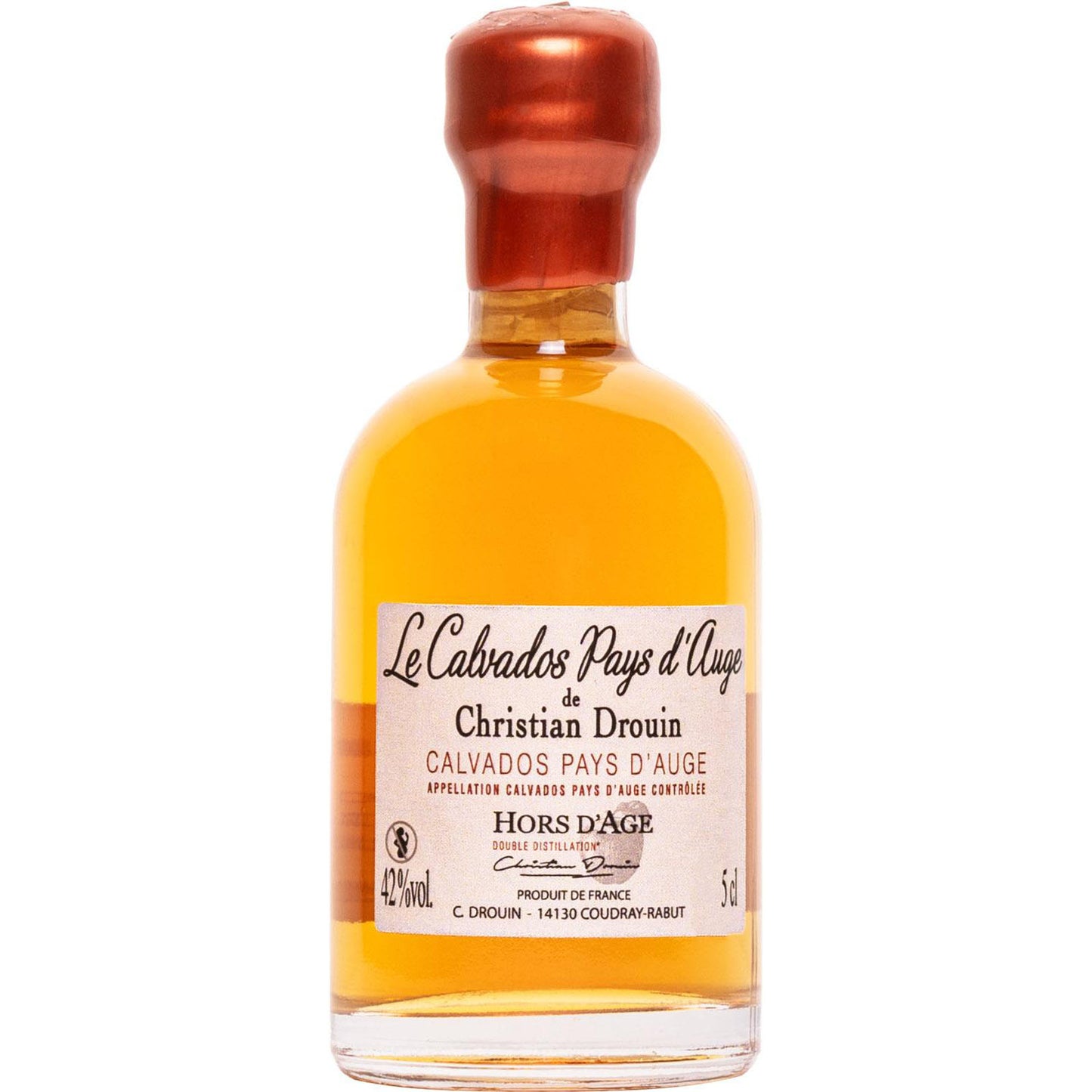 Calvados Drouin Hors D'Age 0,05L 42% Mini