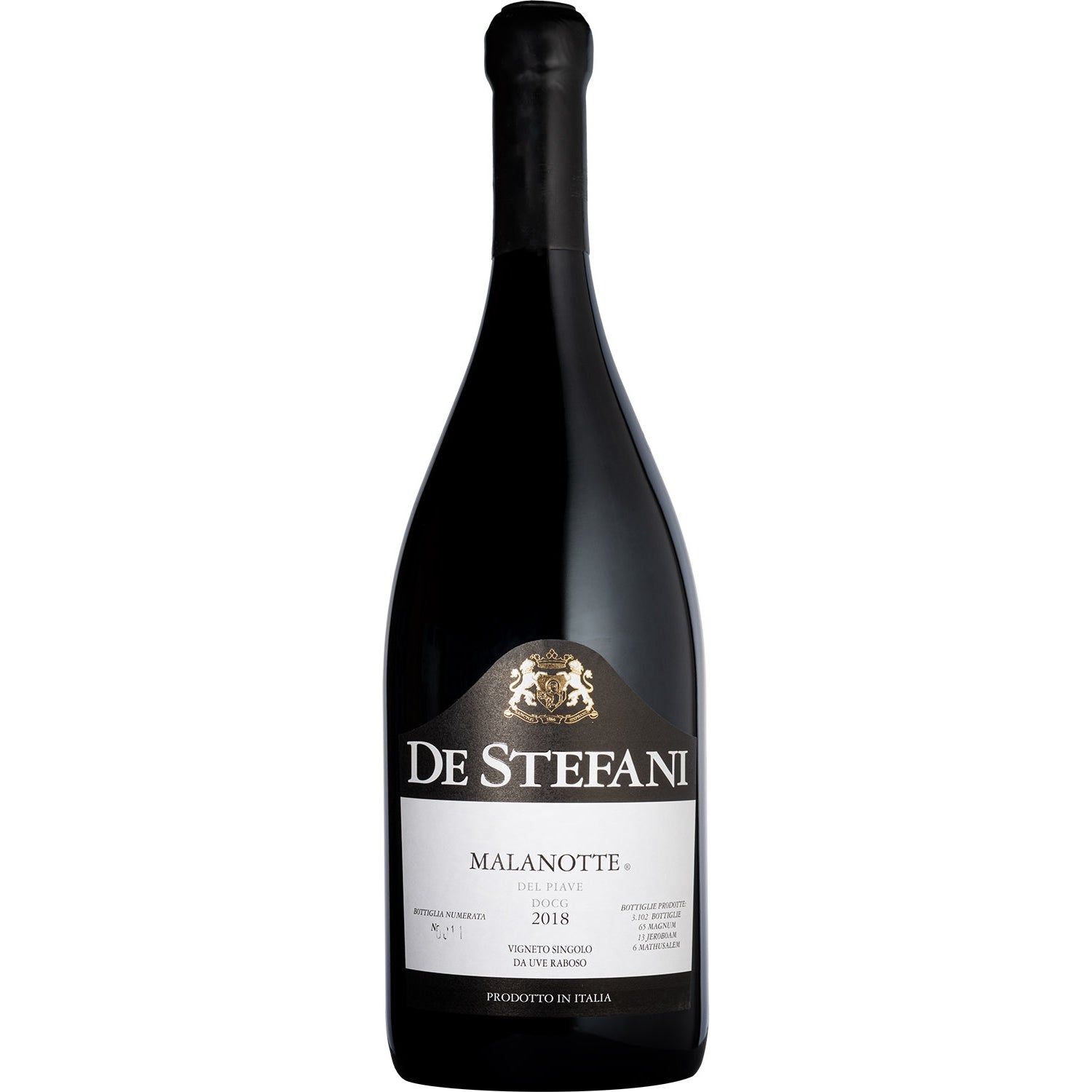 DE STEFANI MALANOTTE PIAVE 2016 3 LITRY JEROBOAM
