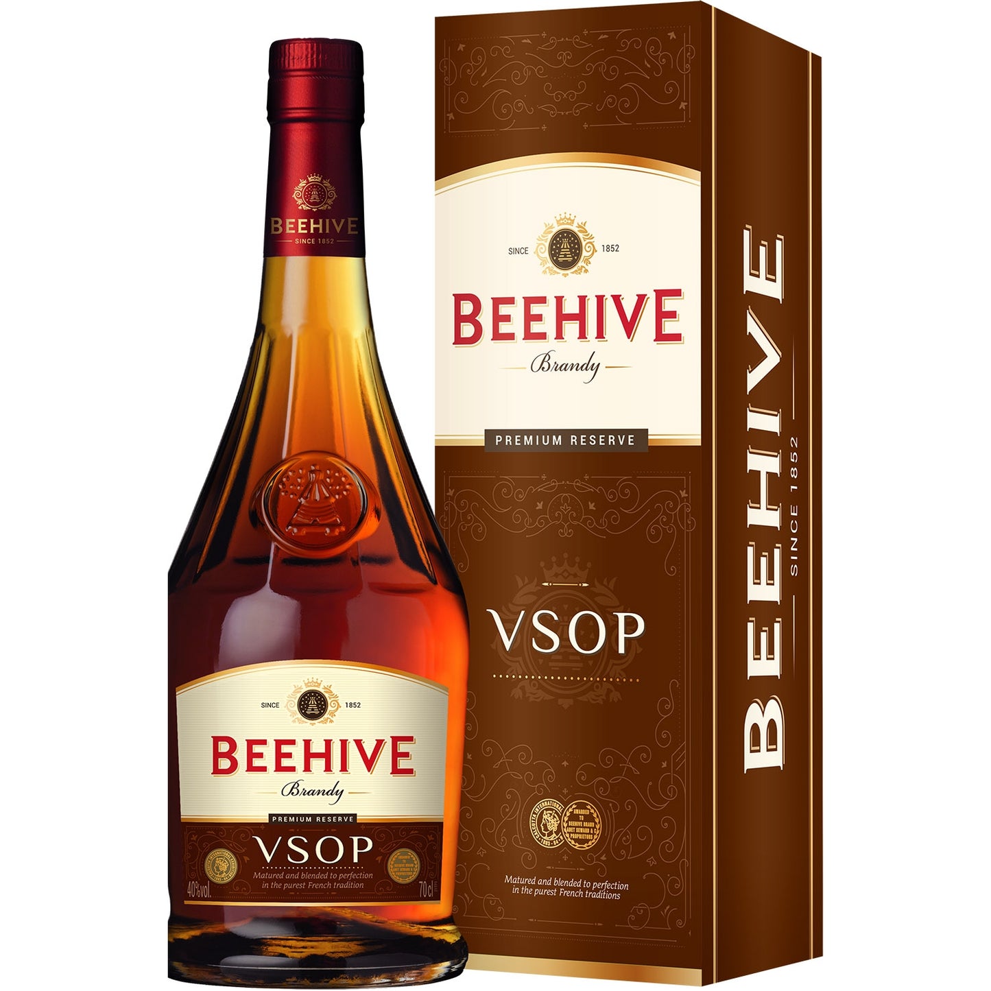 BEEHIVE BRANDY VSOP 0,7L 40% KARTONIK