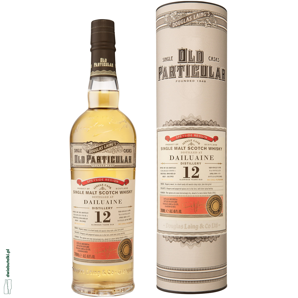 OLD PARTICULAR DAILUAINE 2010 12 YO 48,4% 0,7L