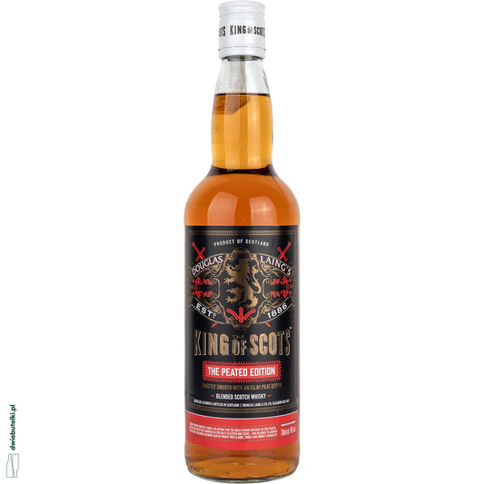 THE KING OF SCOTS PEATED BLENDED WHISKY 0,7 40%