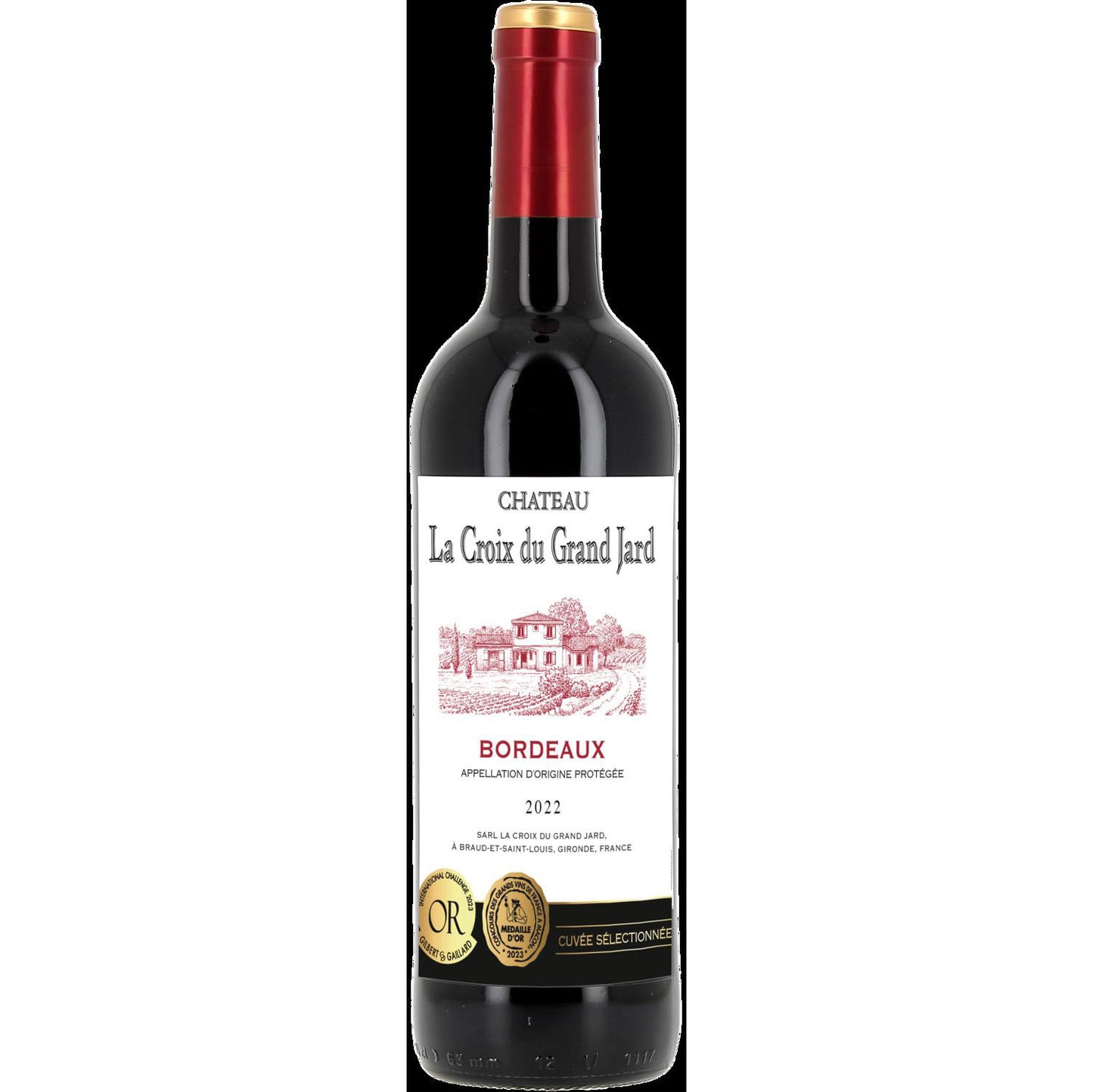 Chateau La Croix Du Grand Jard Bordeaux 2022 Red