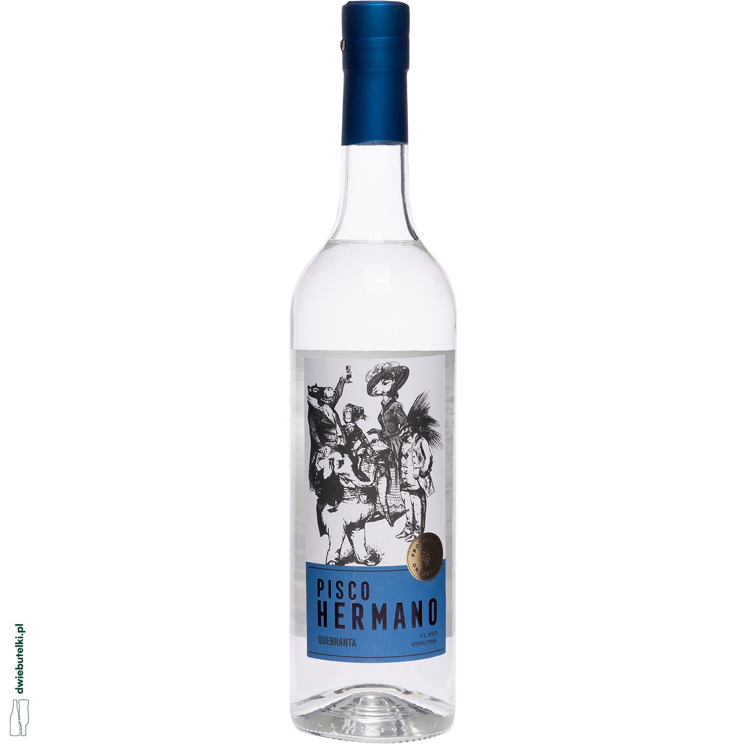 PISCO HERMANO PURO QUEBRANTA 42% 0,7L