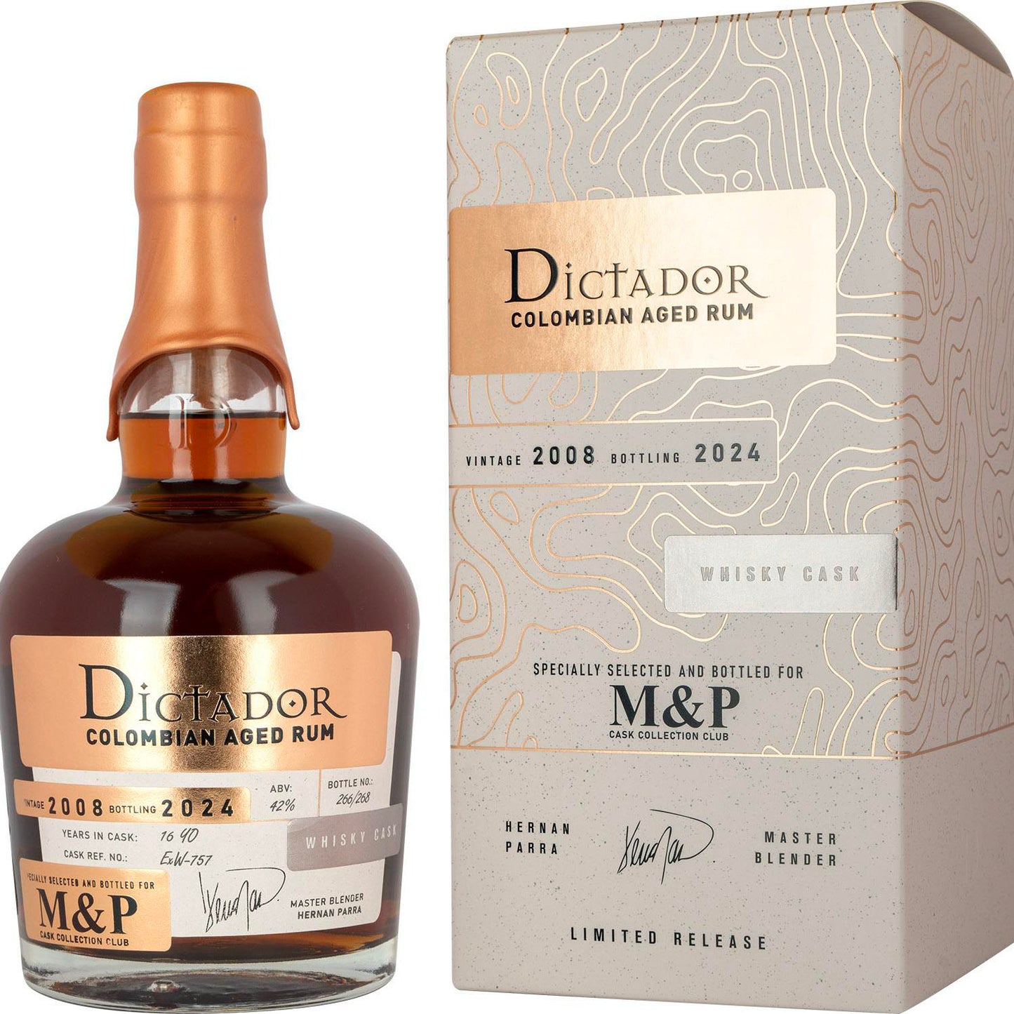 Dictador Rum 2008 16Yo 0,7 42% Single Cask M&P