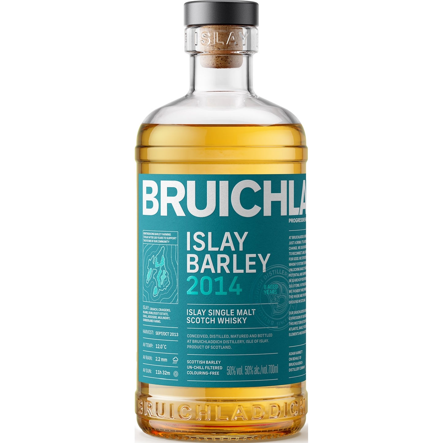 BRUICHLADDICH ISLAY BARLEY 2014 50% 0,7L