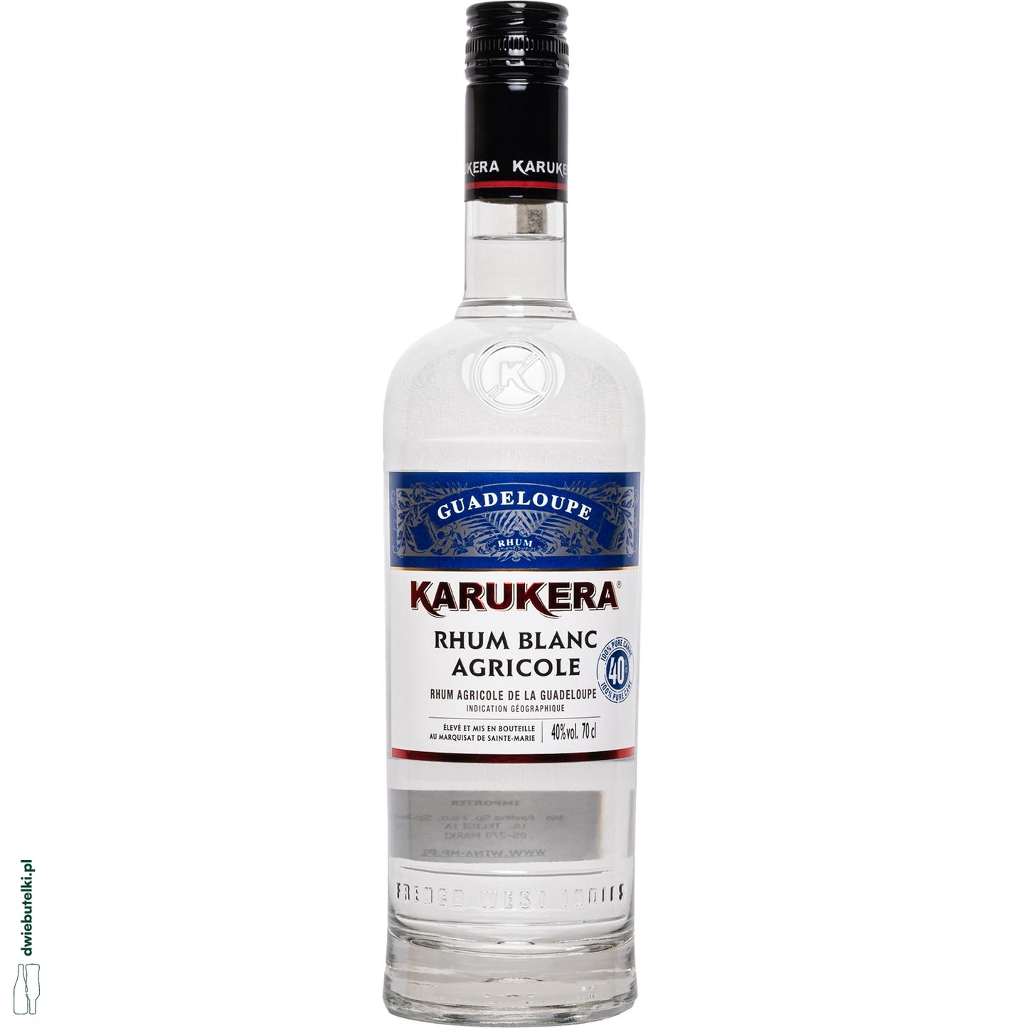 KARUKERA RHUM BLANC AGRICOLE 40% 0,7L