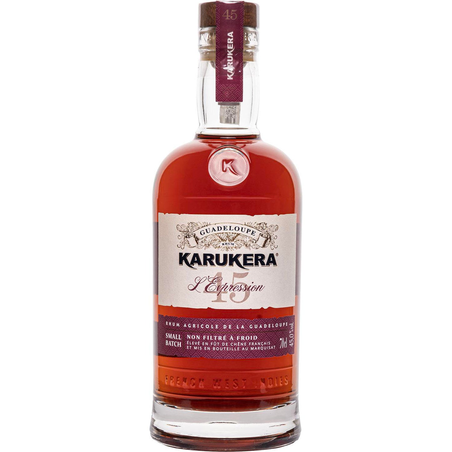 Karukera Rhum L'Expression 45% 0,7 Kartonik