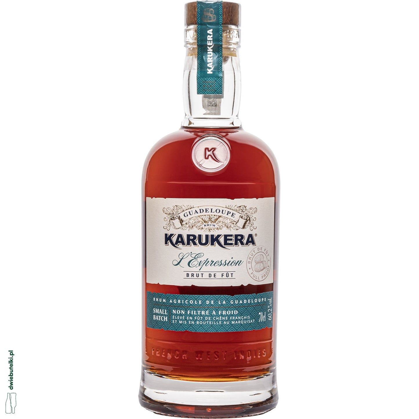KARUKERA RHUM L'EXPRESSION BRUT DE FUT 61,8% 0,7L