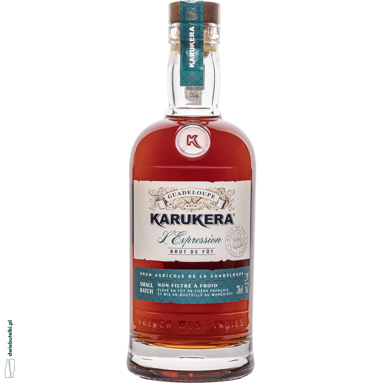 KARUKERA RHUM L'EXPRESSION BRUT DE FUT 61,8% 0,7L
