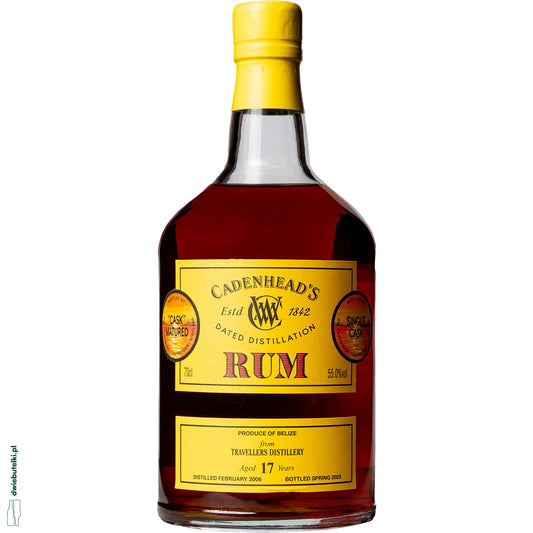 CADENHEAD'S TRAVELLERS DISTILLERS LTD (BELIZE RUM) 17YO 55% 0,7L