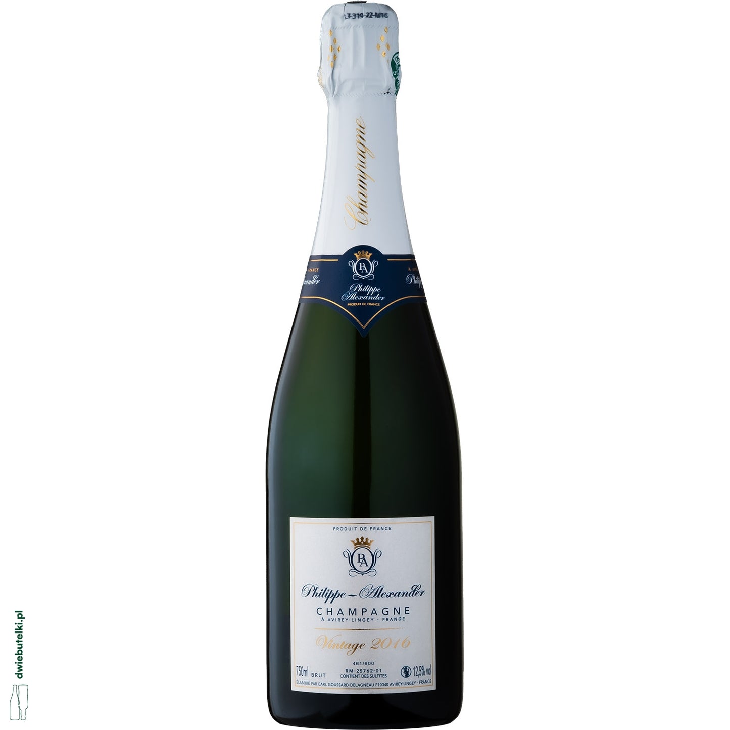 CHAMPAGNE PHILIPPE ALEXANDER 2016 VINTAGE GOŁY 0,75