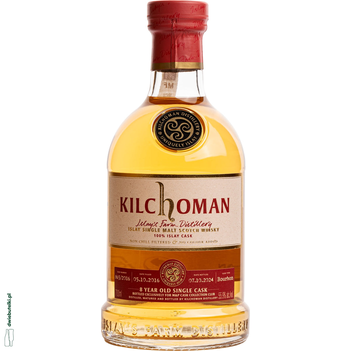 KILCHOMAN M&P SINGLE CASK 865/2016 100% ISLAY 8YO 55,9%