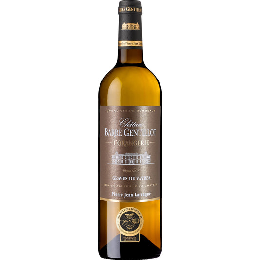 CHATEAU BARRE GENTILLOT L'ORANGERIE 2023 BLANC