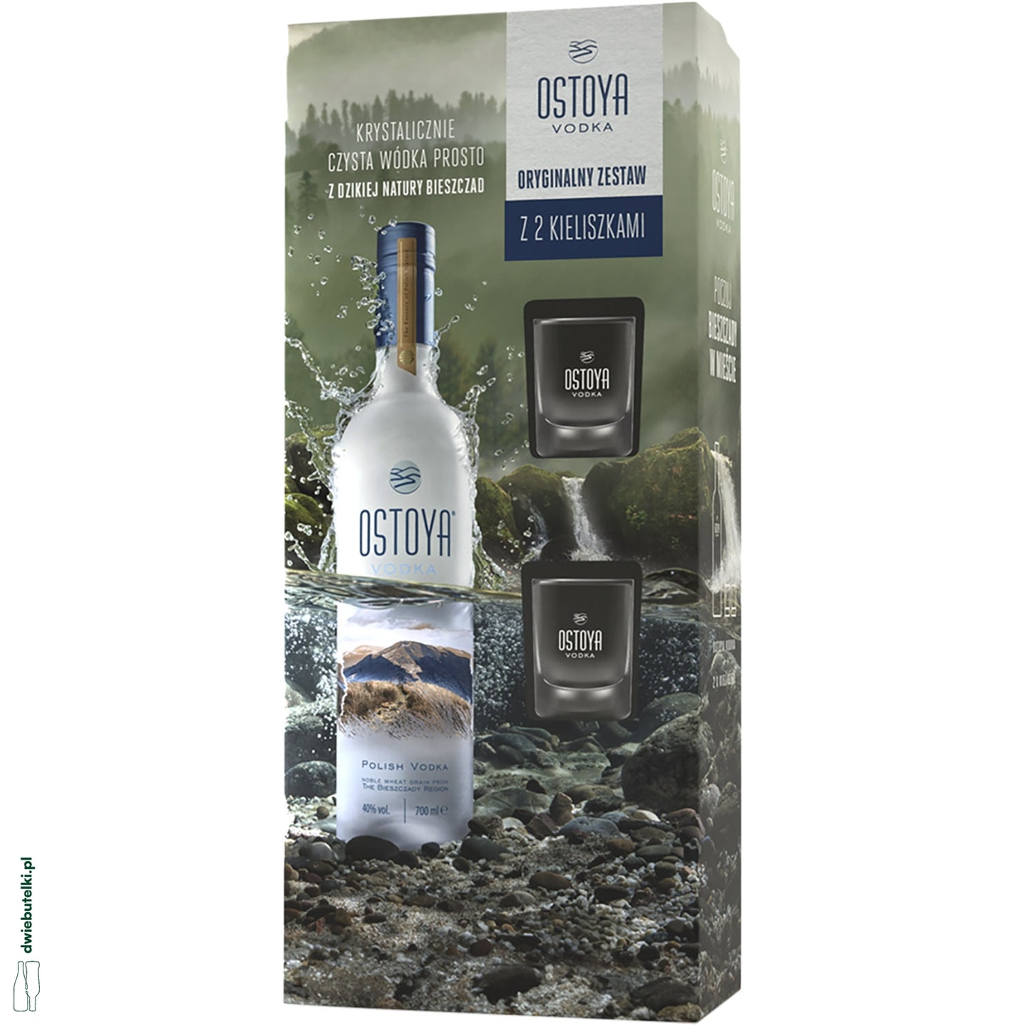 OSTOYA KIELISZEK + 2 KIELISZKI