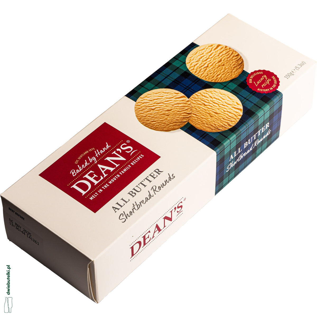 DEAN'S ALL BUTTER SHORTBREAD ROUNDS 150G 06052025