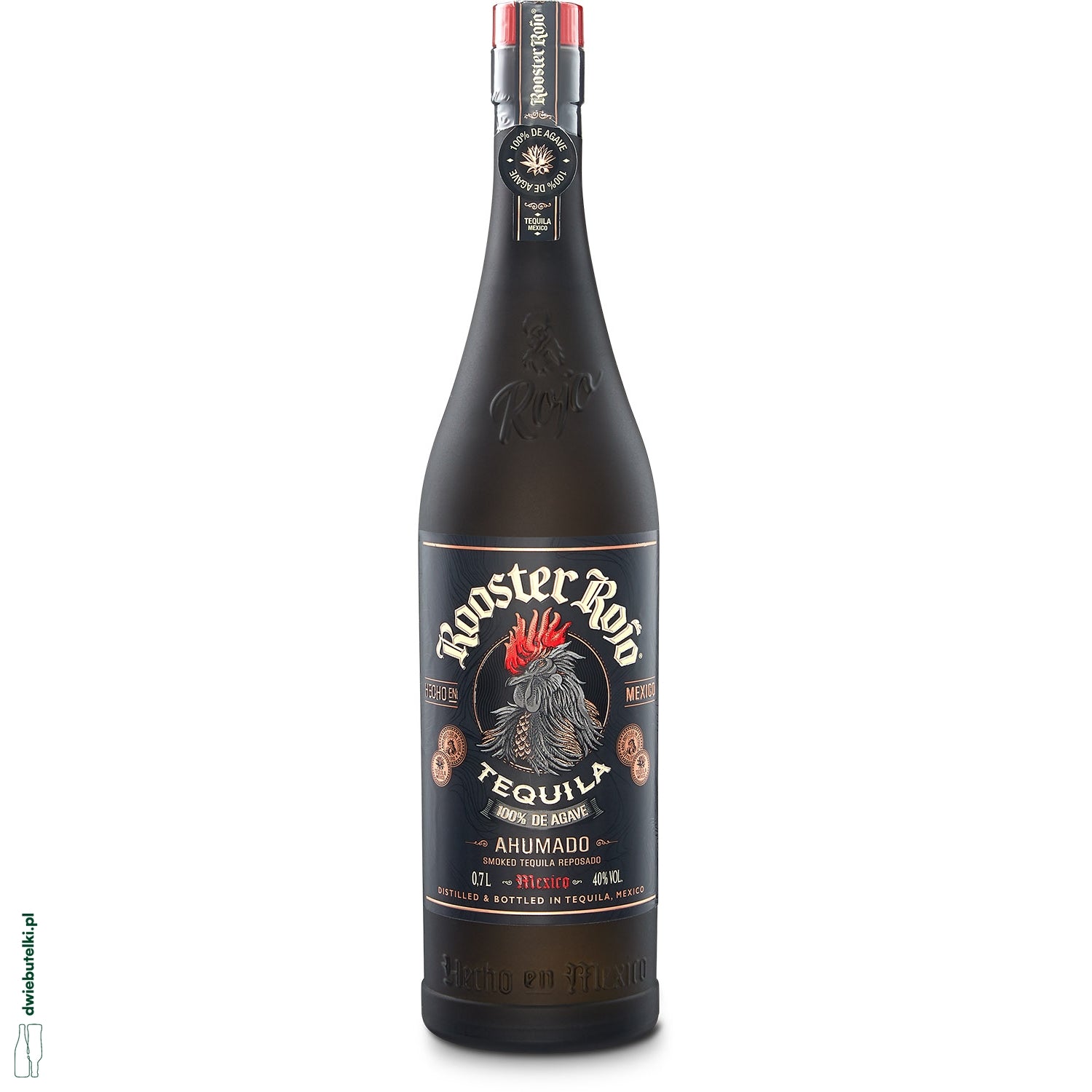 ROOSTER ROJO AHUMADO 40% 0,7L