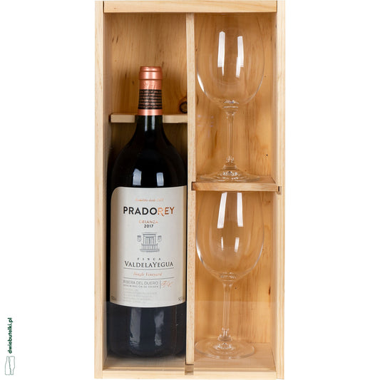 PRADOREY CRIANZA 1,5L SKRZYNKA+KIELISZKI 2020