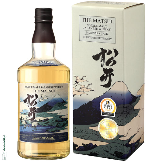 THE MATSUI MIZUNARA CASK SINGLE MALT 0,7 43% KARTONIK