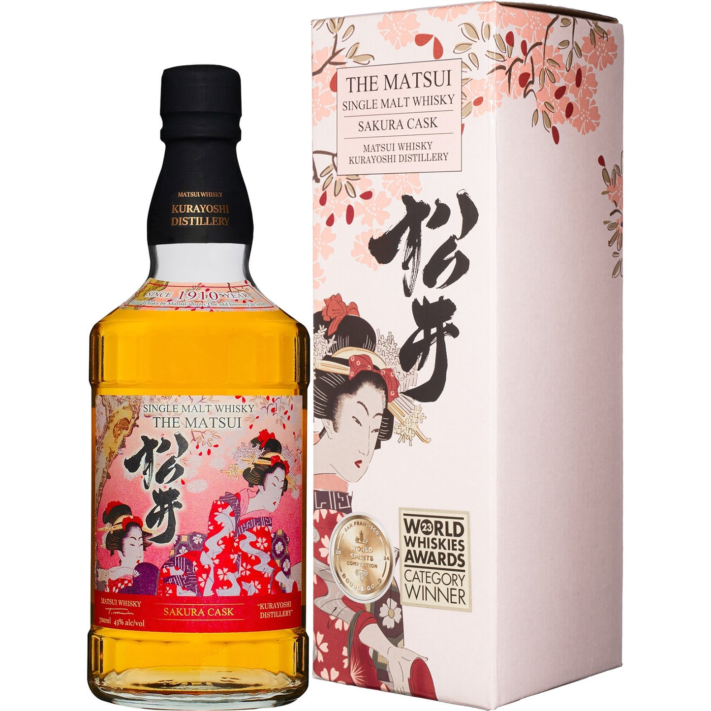 THE MATSUI SAKURA CASK SINGLE MALT 0,7 43% KARTONIK