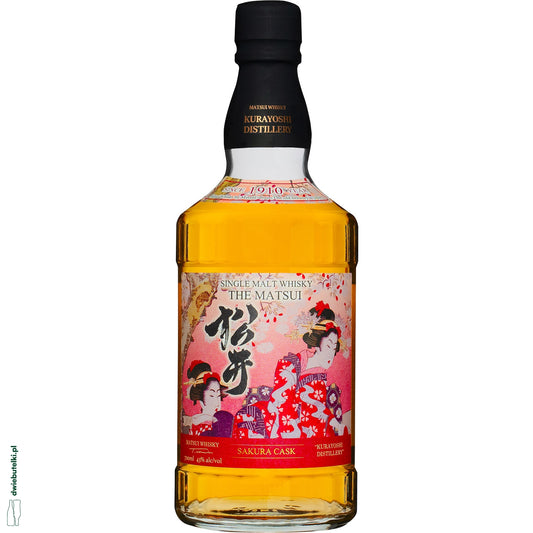 THE MATSUI SAKURA CASK SINGLE MALT 0,7 43% KARTONIK