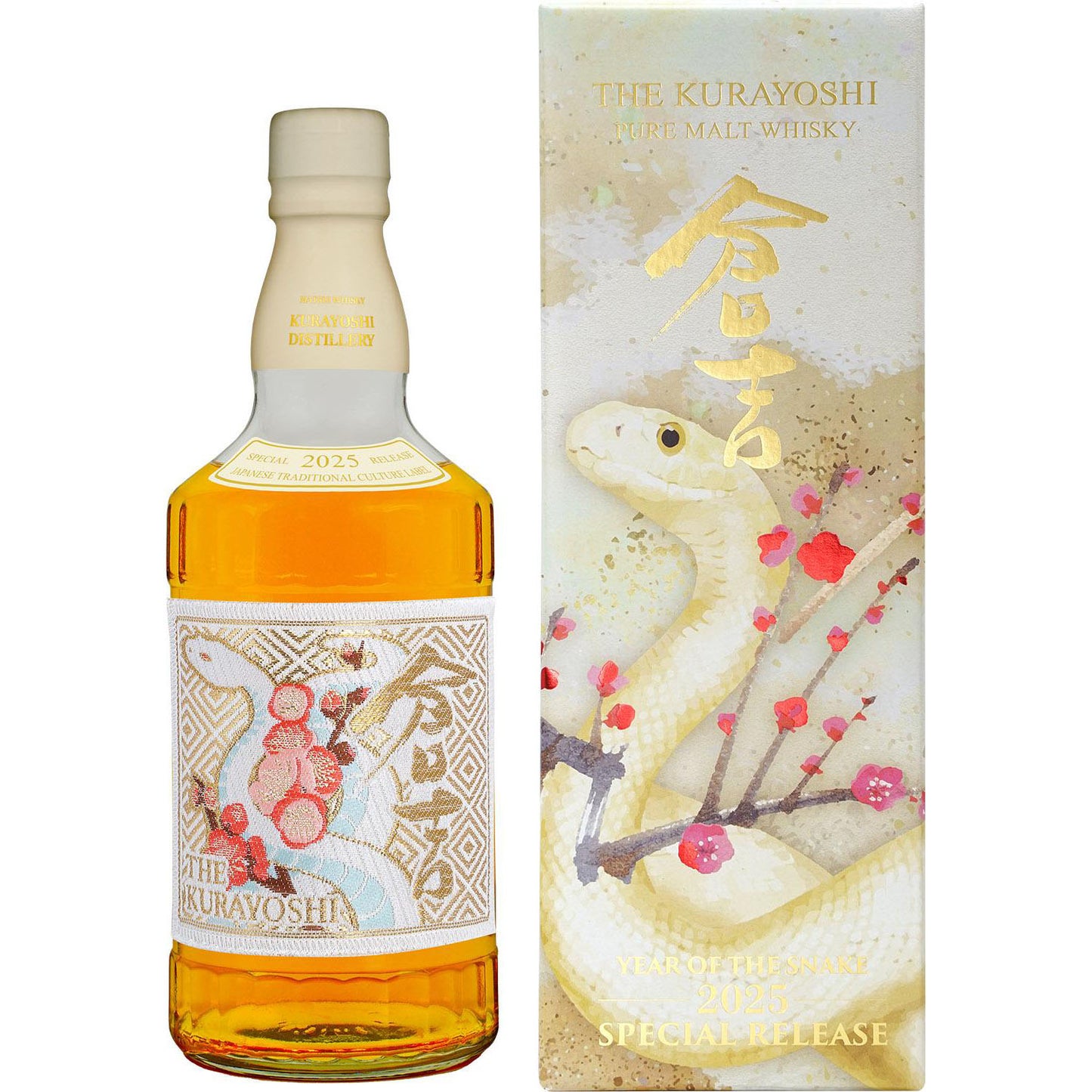 The Kurayoshi Snake Label 2025 0,7L 43% Pure Malt Kartonik