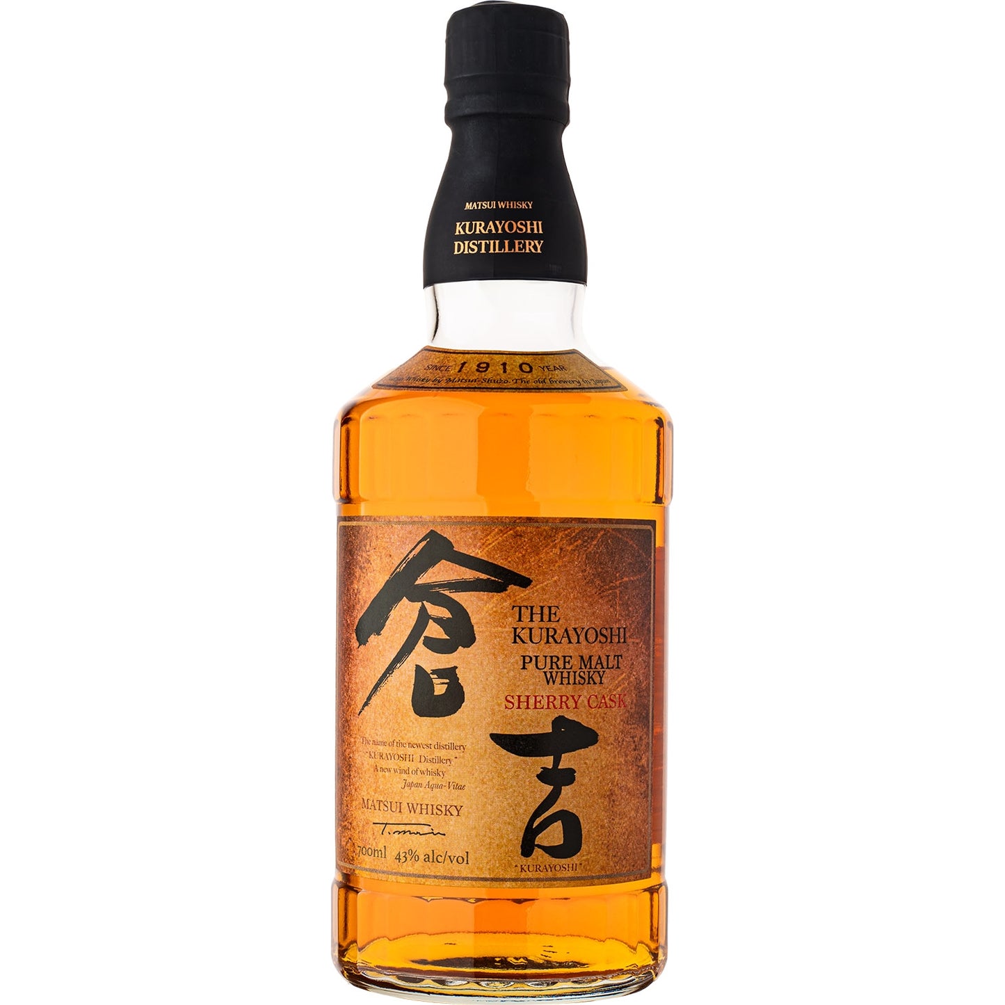 THE KURAYOSHI SHERRY CASK PURE MALT 0,7 43% KARTONIK