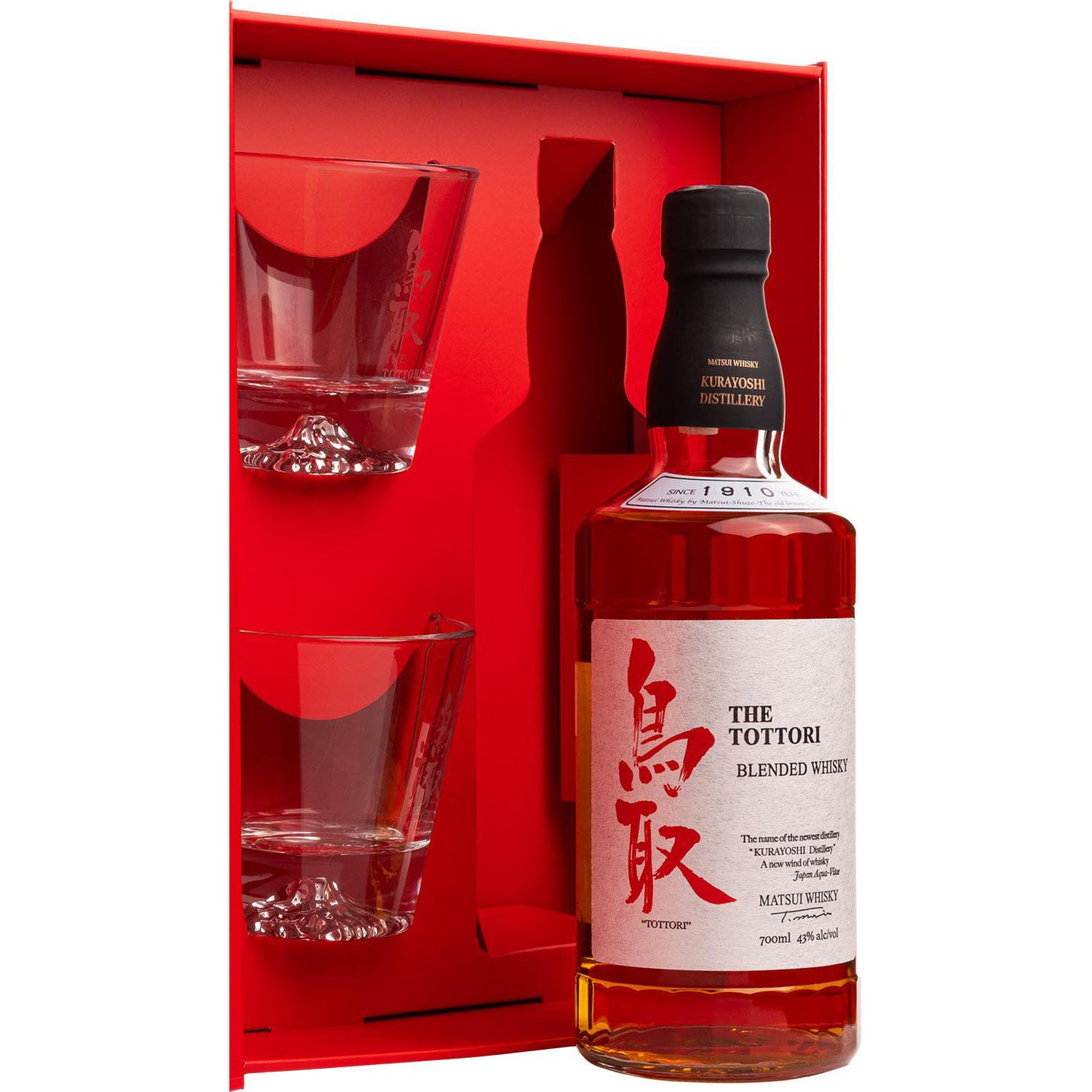 The Tottori Blended Whisky 0,7L 43% Kartonik + 2 Szklanki