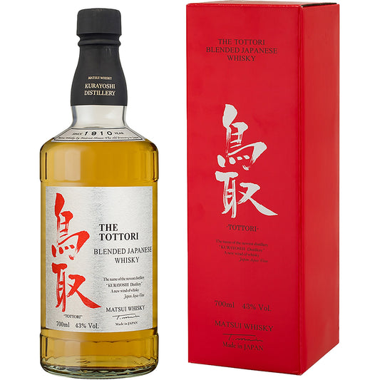 THE TOTTORI BLENDED WISKY 43% KARTONIK