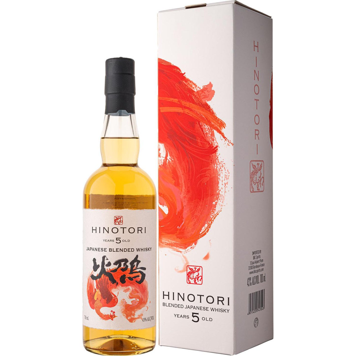 Hinotori 5 Yo Blended Whisky 0,7L 43% Kartonik