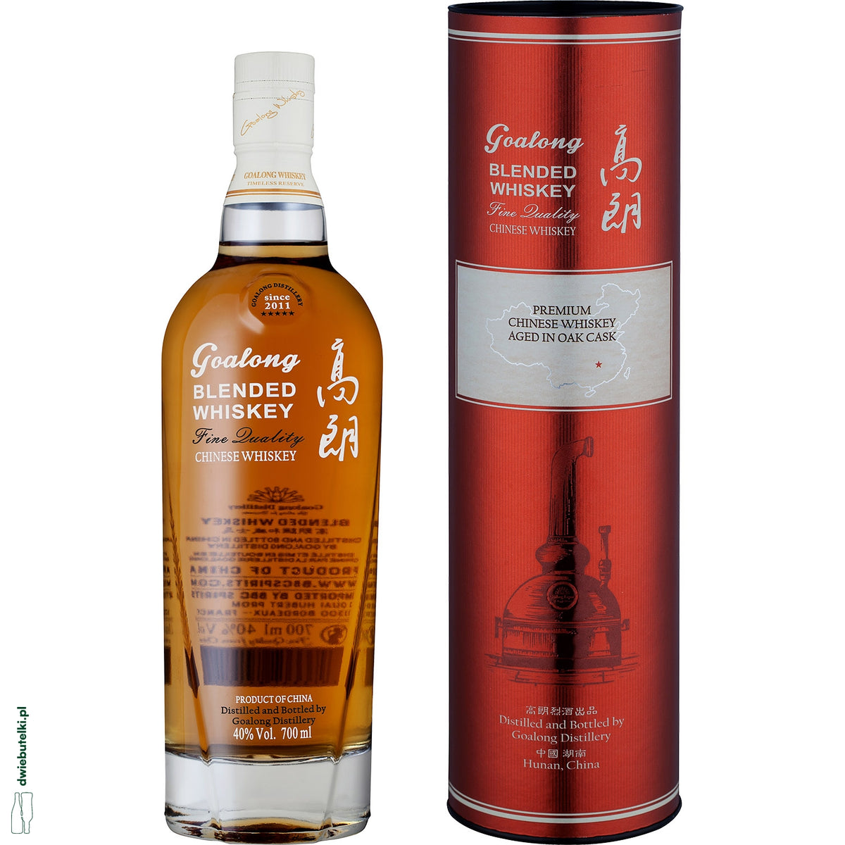 GOALONG BLENDED WHISKY 0,7 40% TUBA