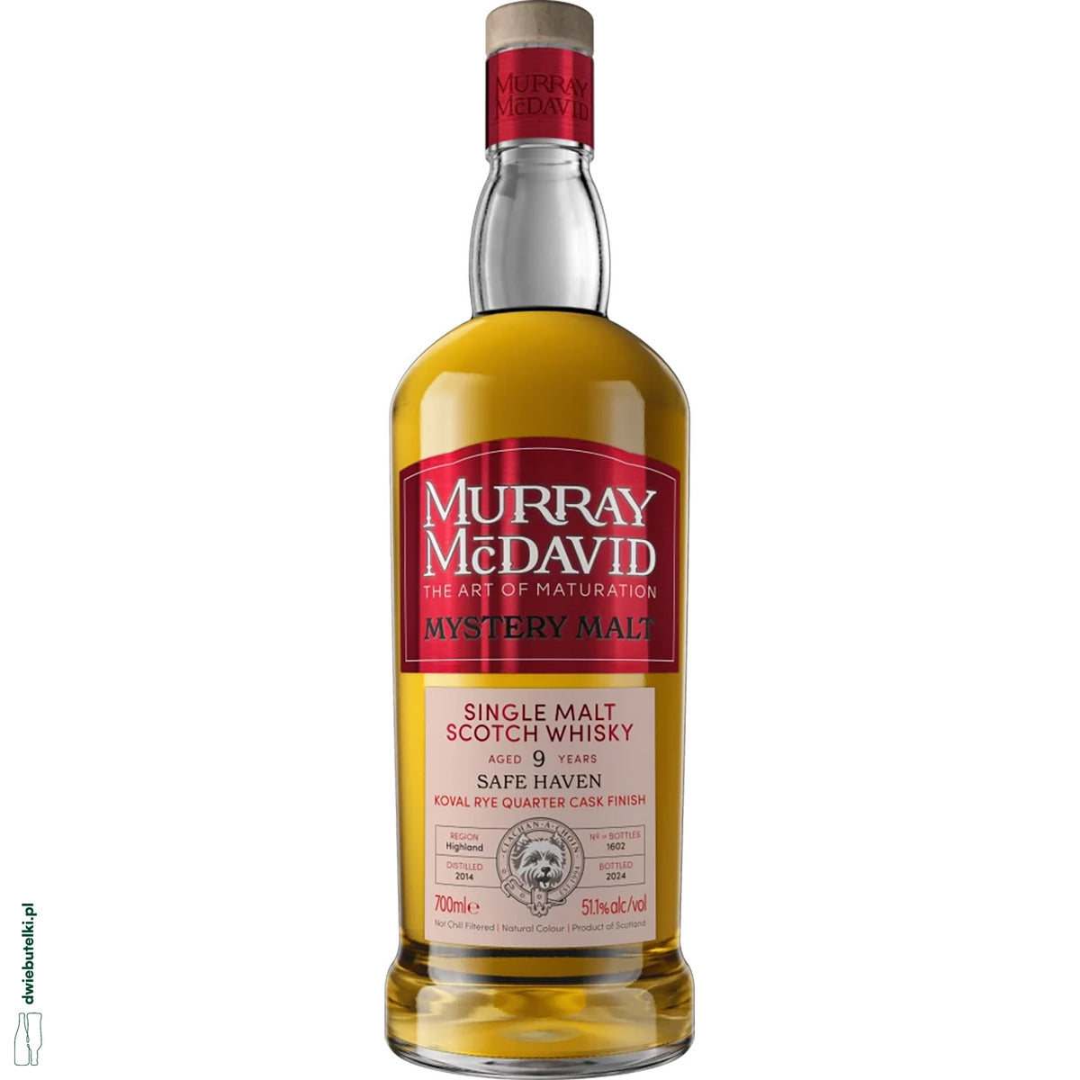 MURRAY MCDAVID SAFE HAVEN MYSTERY MALT 9YO KOVAL RYE CASK 51,1% 0,7