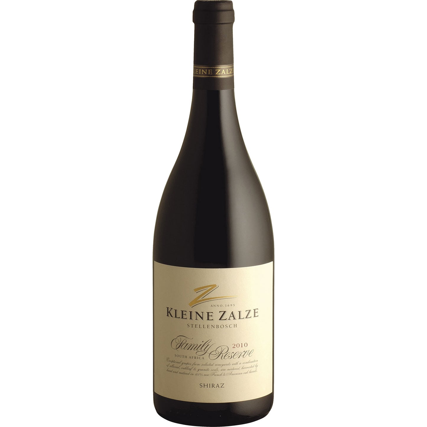 KLEINE ZALZE FAMILY RESERVE SHIRAZ 2020