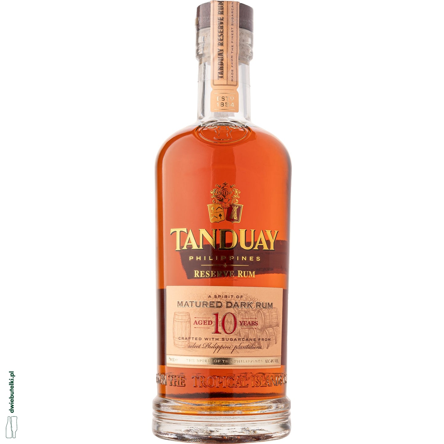 TANDUAY MATURED DARK RUM 10YO 0,7L 40%