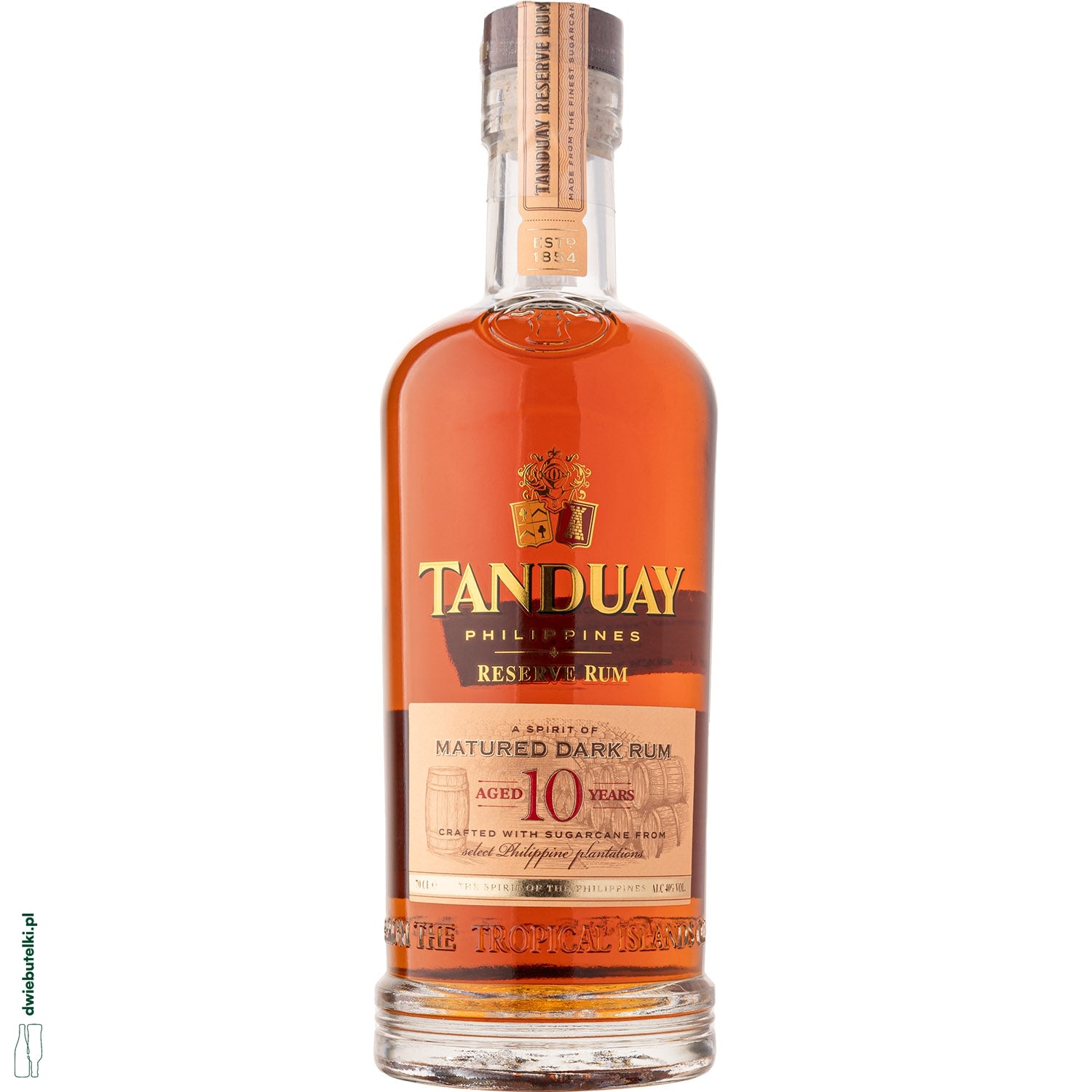 TANDUAY MATURED DARK RUM 10YO 0,7L 40%