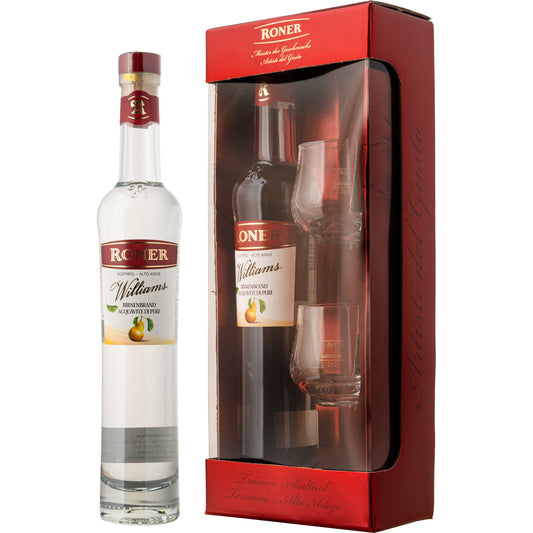 WILLIAMS KARTONIK + 2 KIELISZKI