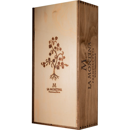 LA MONTINA BRUT 12% FRANCIACORTA 1,5L MAGNUM SKRZYNKA + KIELISZKI