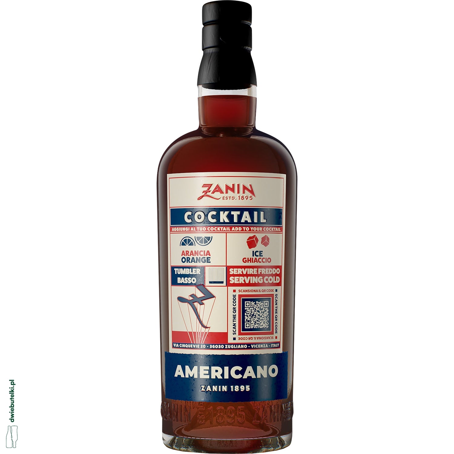 ZANINI COCKTAIL AMERICANO IQUORE 0,7 18%