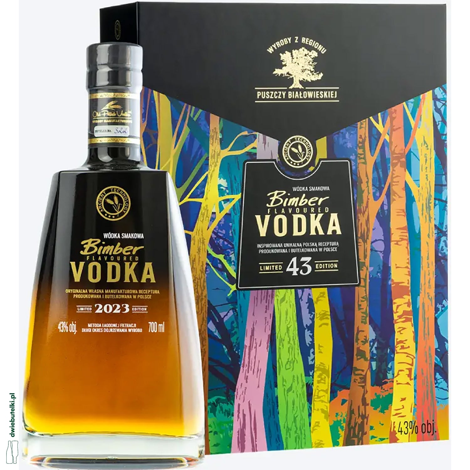 BIMBER FLAVOURED VODKA 2023 0,7 43% + 2 KIELISZKI