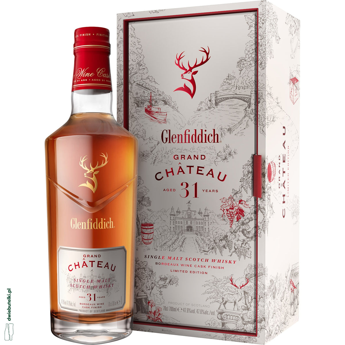 GLENFIDDICH 31 YO 0.7L KART 47,6 % GRAND CHATEAU
