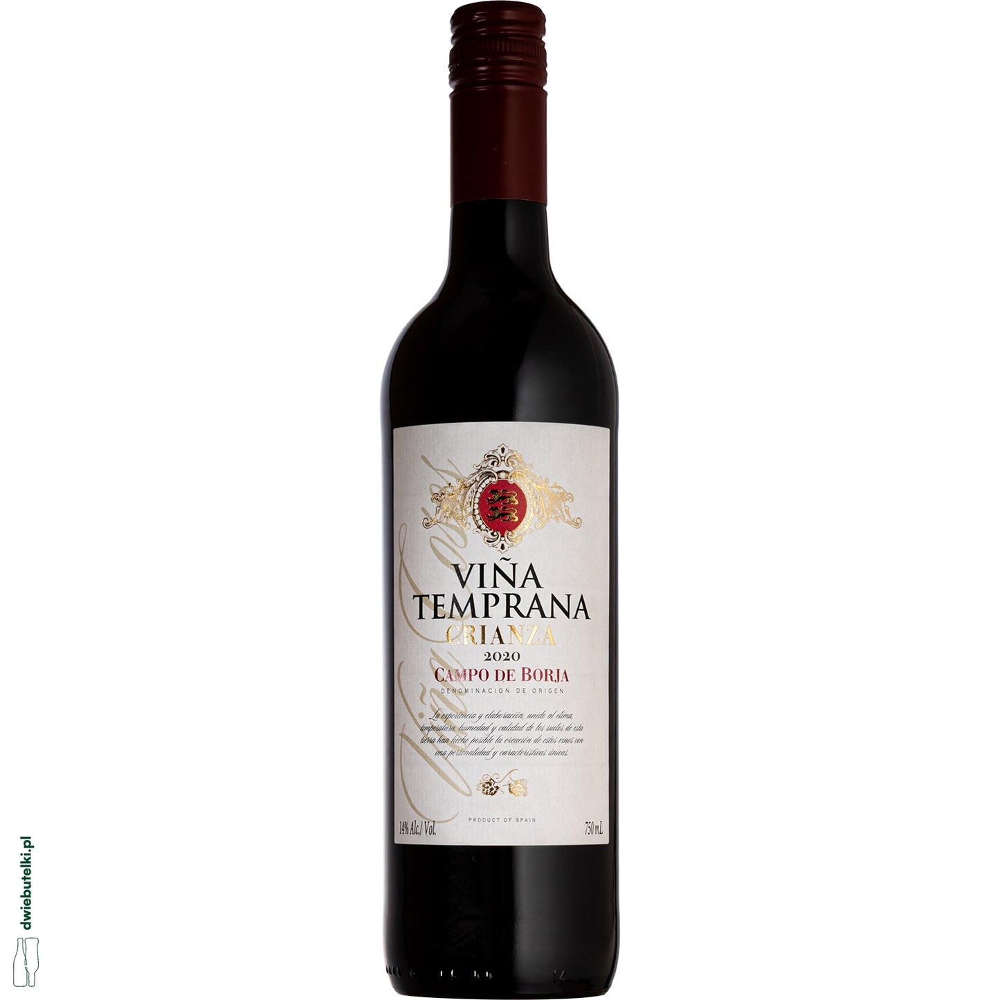 VINA TEMPRANA CRIANZA ARAGONESAS 2020