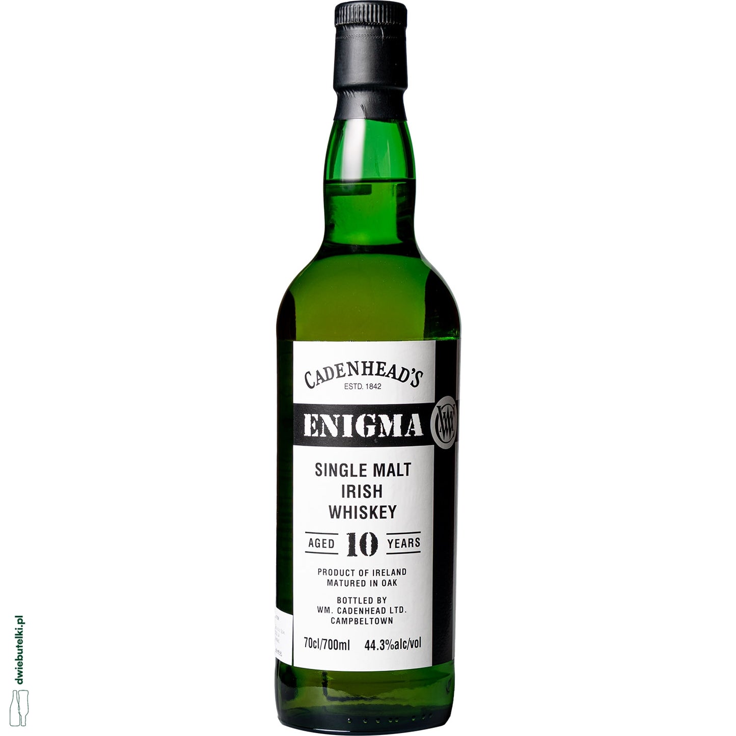 CADENHEAD'S IRISH WHISKEY 10YO 44,3% 0,7 ENIGMA