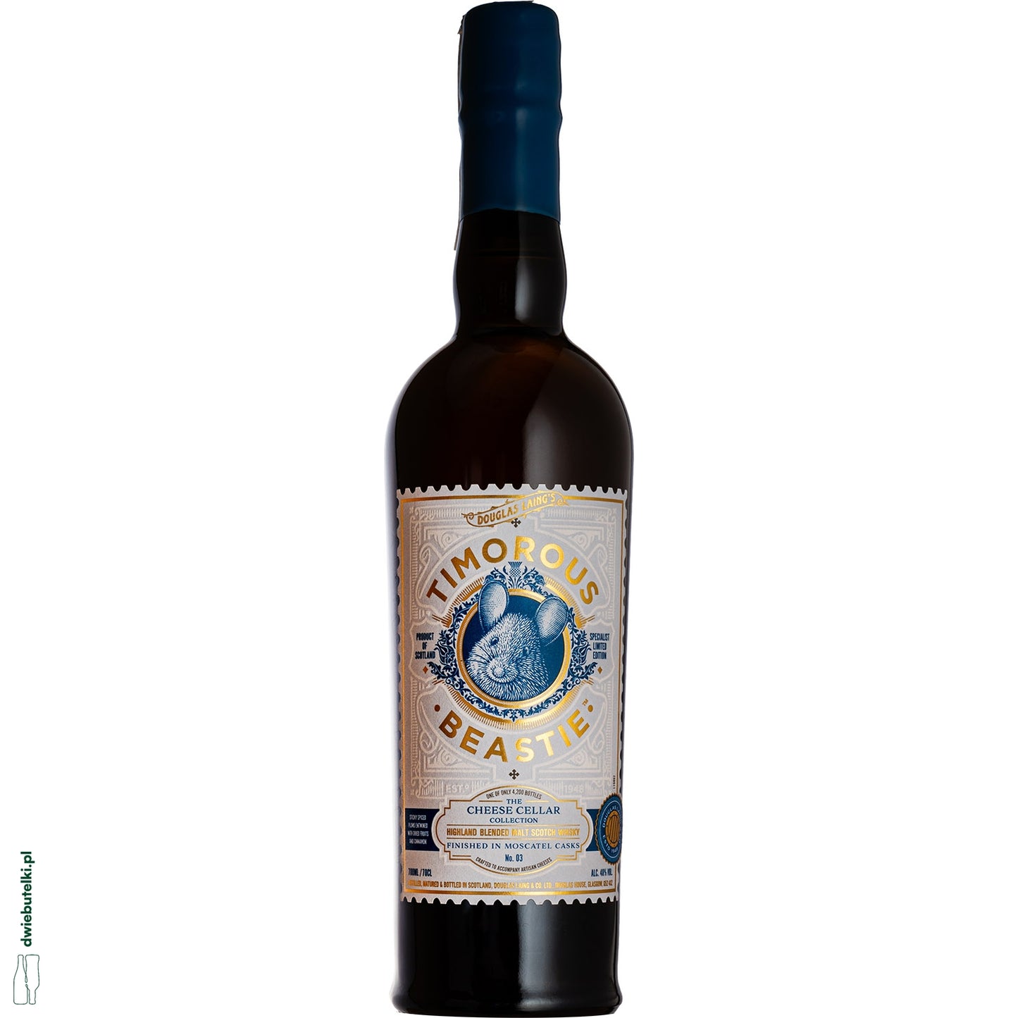 TIMOROUS BEASTIE CHEESE TRILOGY MOSCATEL 0,7 48%