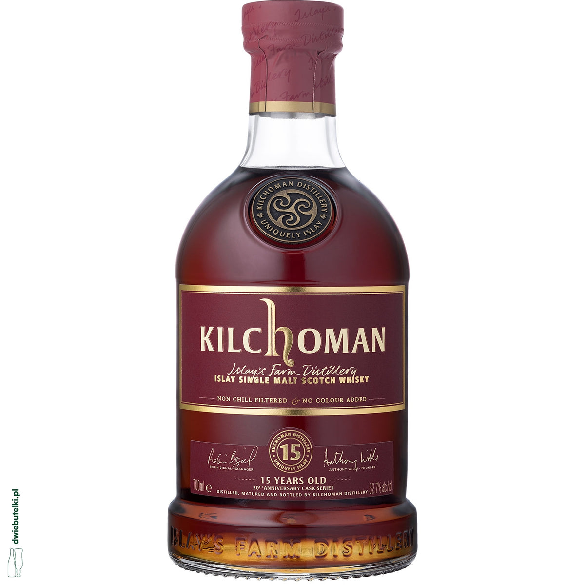 KILCHOMAN 20TH ANNIVERSARY 15YO EX-SHERR Y BUTTS 52,7%