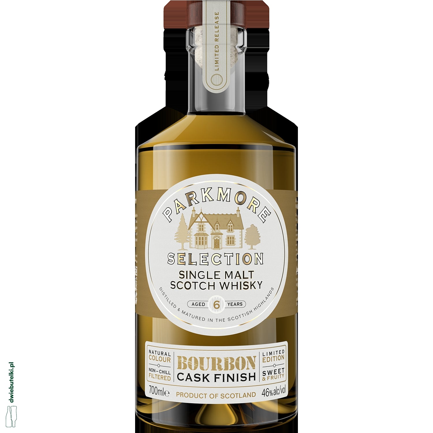 PARKMORE SELECTION 6YO BOURBON CASK FINISH 46%
