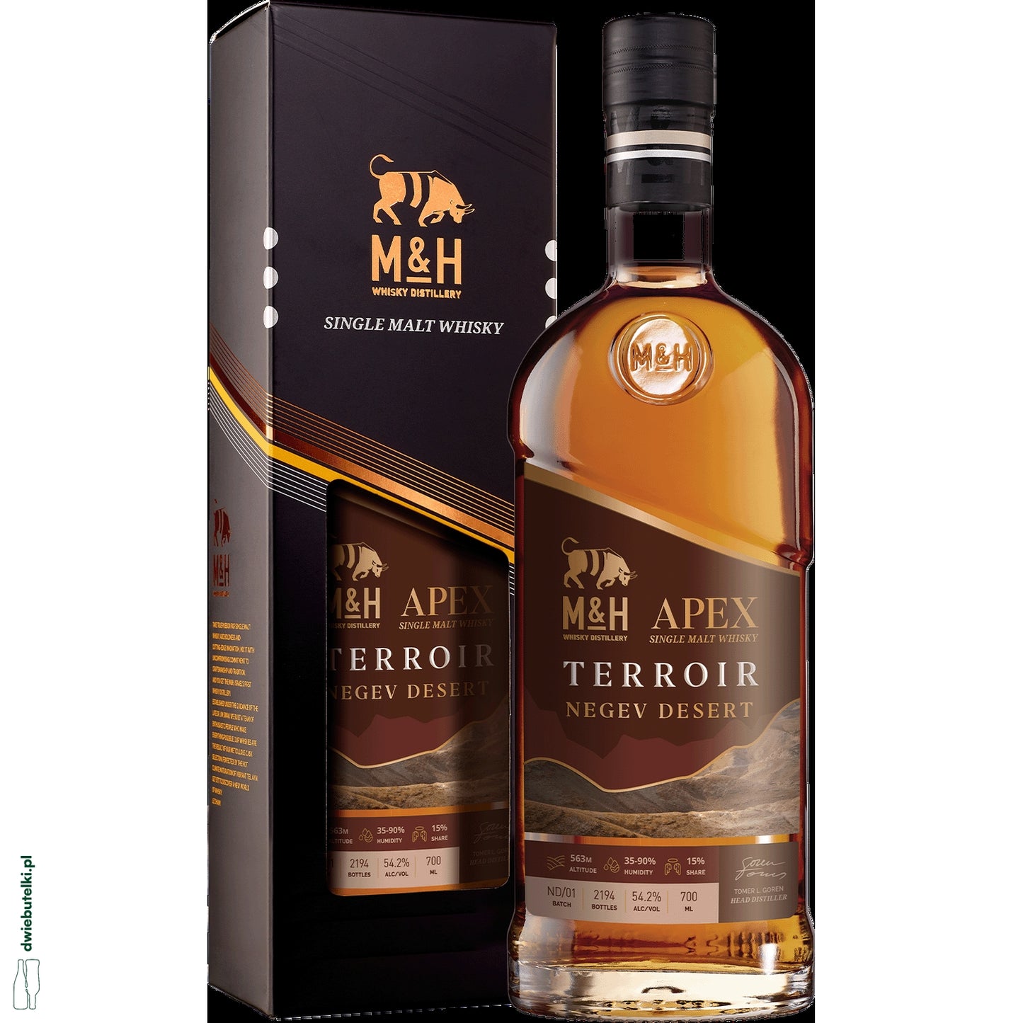 M&H APEX TERROIR NEGEV DESERT BATCH #1 0,7 54,2%