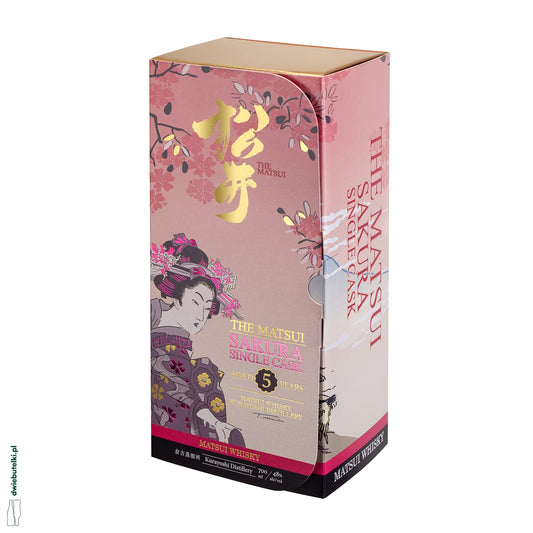 THE MATSUI SAKURA SINGLE CASK 5 YO SINGLE MALT 48% KARTONIK