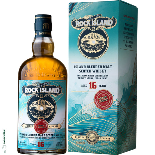 ROCK ISLAND BLENDED MALT 16YO SHERRY 0,7L 46,8% KARTONIK