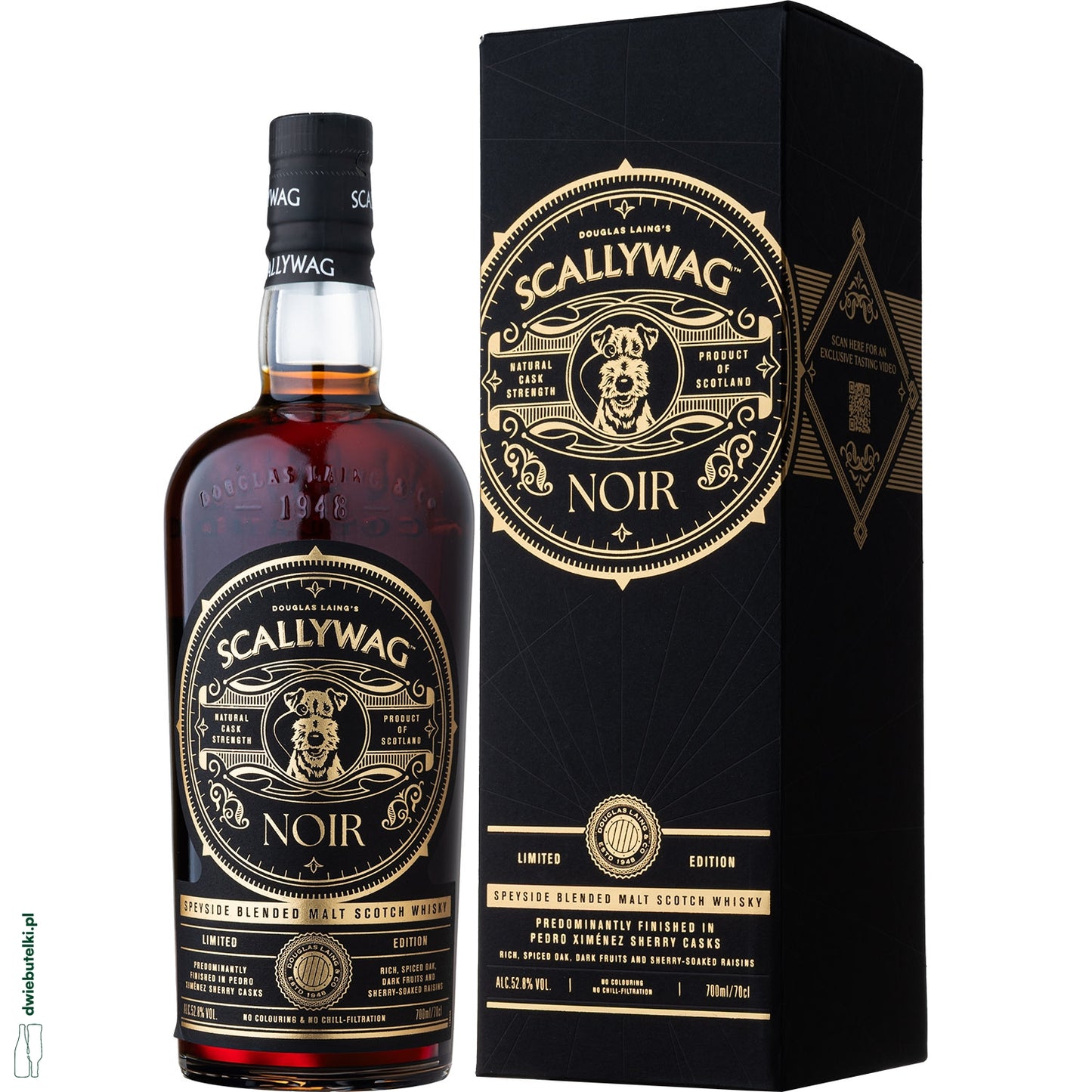 SCALLYWAG SPEYSIDE NOIR EDITION 0,7L 52,8%