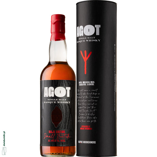 AGOT RED SINGLE MALT RIOJA EDITION 48%
