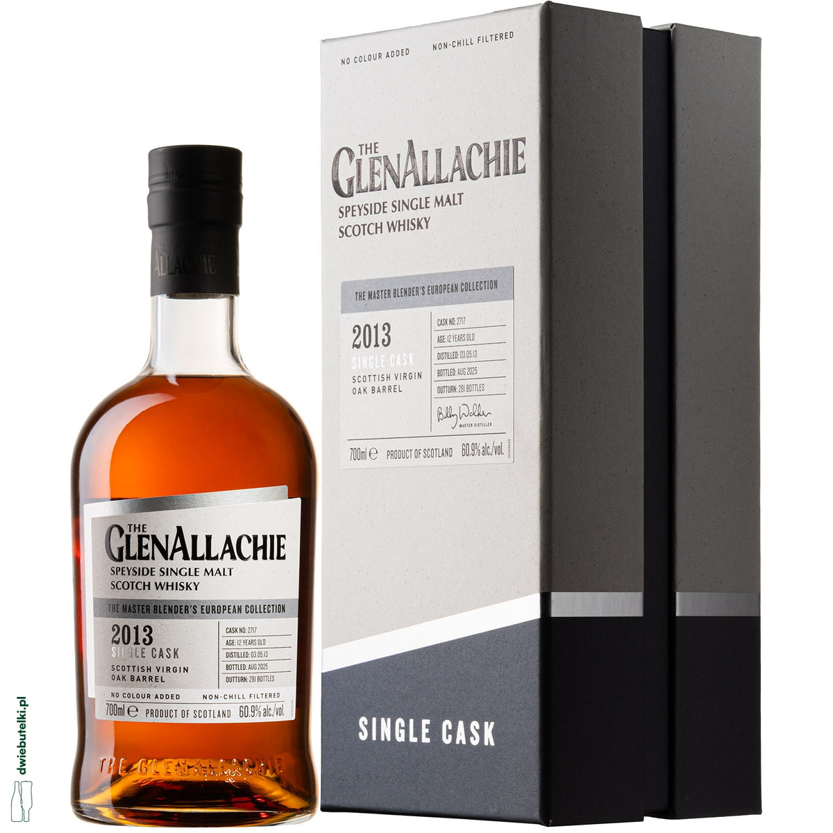GLENALLACHIE 2013 60,9% CASK 2717 0,7L 12 YO SCOTTISH VIRGIN OAK BARREL